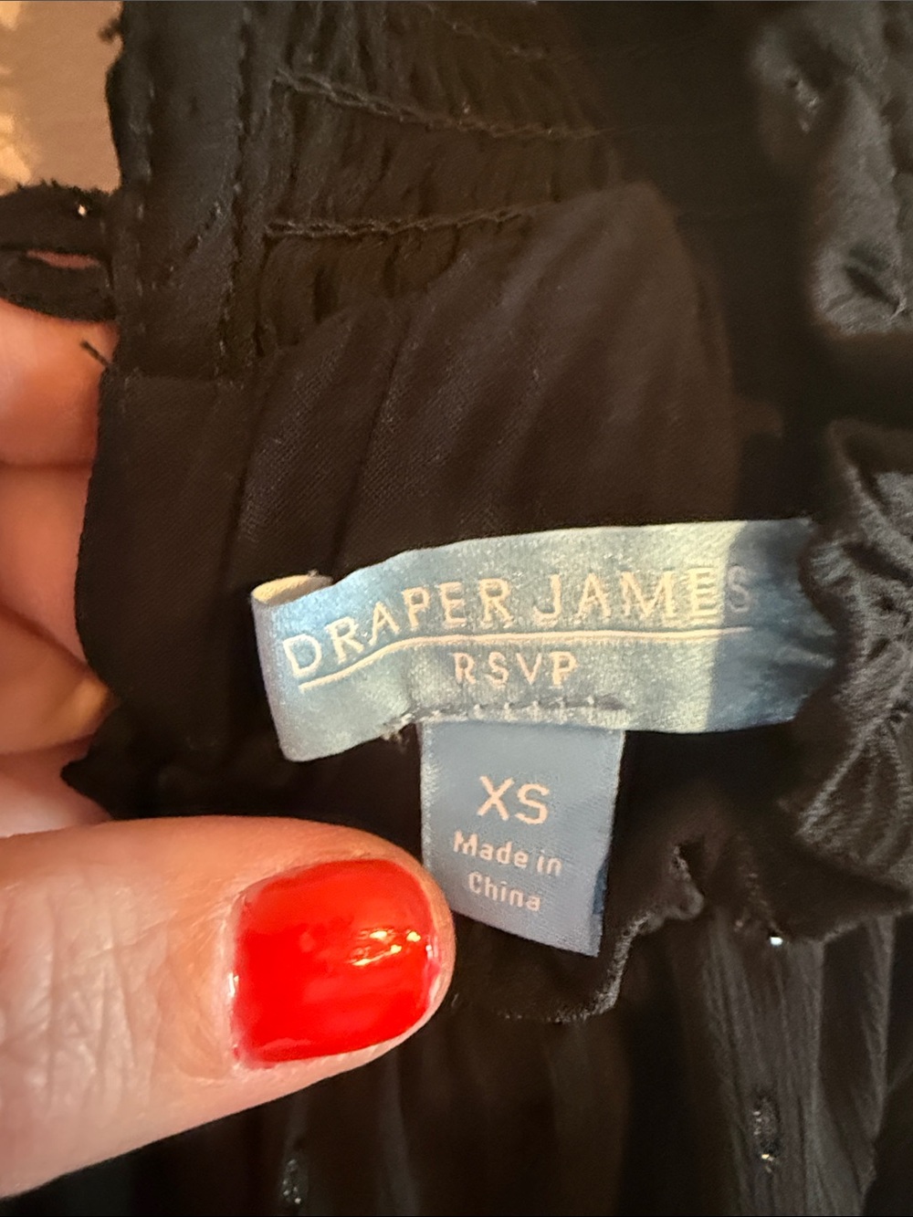 Draper James Black Sleeveless High-Neck Smocked Maxi Dress - Picture 13 of 13